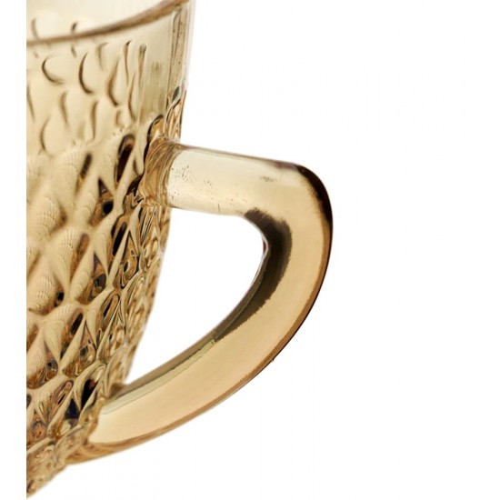 Jarra 1 Litro Amelie Com Base Âmbar Luster